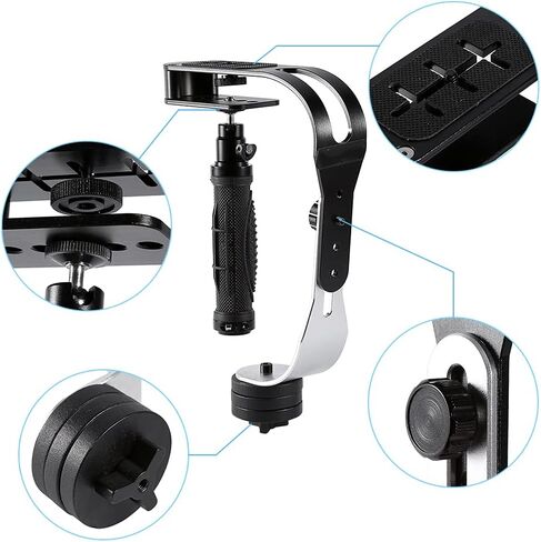 PRO Handheld Steadycam Video Stabilizer Digital Camera Camcorder for DSLR SLR Stabilizer for Clear Videos Hiking in Saudi Arabia