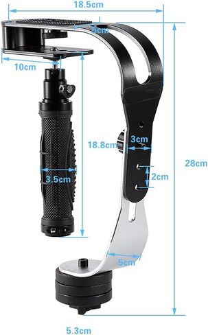 PRO Handheld Steadycam Video Stabilizer Digital Camera Camcorder for DSLR SLR Stabilizer for Clear Videos Hiking in Saudi Arabia