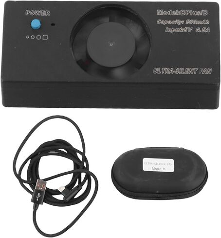 Pilipane Camera Cooling Fan ABS Silent Type C Rechargeable Portable Live Broadcast Camera Cooler Fan for A7M3 A7M4 A6400 A6000 A7RIII Flip Screen Camera in Saudi Arabia