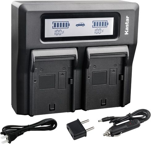 KASTAR LCD شاحن سريع لـ Sony NP-F990 PRO NP-F970 و SONY MVC-FD83 MVC-FD85 MVC-FD87 MVC-FD88 MVC-FD90 MVC-FD91 MVC-FD92 MVC-FD95 MVC-FD97 MVC-FDR3 in Saudi Arabia