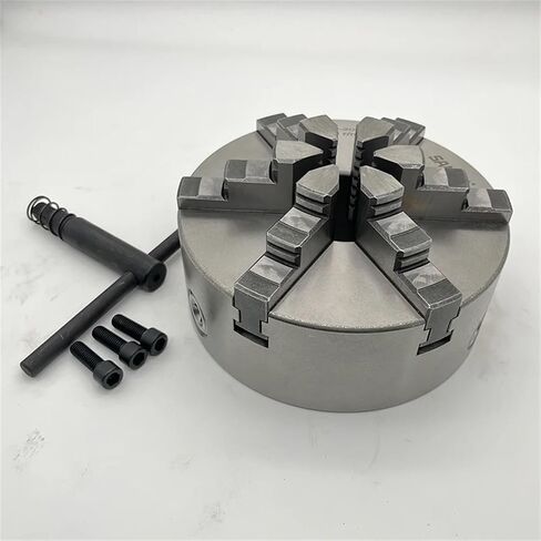 6 Jaw Lathe Chuck 200mm نوع المركز الذاتي K13-200 مخرطة معدنية يدوي تشاك in Saudi Arabia