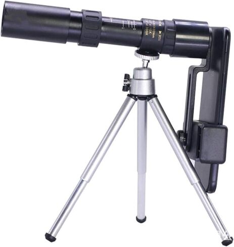 High Power Telescope Monocular 10-30X25 Zoom Monocular Binoculars with Smartphone Clip & Tripod for Birdwatching Camping Seeing in Saudi Arabia