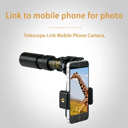 High Power Telescope Monocular 10-30X25 Zoom Monocular Binoculars with Smartphone Clip & Tripod for Birdwatching Camping Seeing in Saudi Arabia