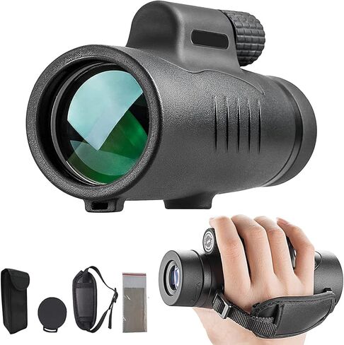 8 × 42 تلسكوب أحادي الوضوح عالي الوضوح أحادي الماء مع حزام يدوي لمشاهدة الطيور لعبة المشي لمسافات طويلة لعبة التخييم رؤية التلسكوب in Kuwait