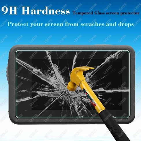 Screen Protector for DJI OSMO Action 4 Camera, 0.3mm 9H Hardness Tempered Glass Protector, Anti-Scrach Anti-Fingerprint Anti-Bubble [3 Pieces] in Saudi Arabia