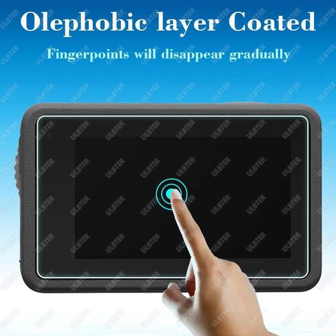 Screen Protector for DJI OSMO Action 4 Camera, 0.3mm 9H Hardness Tempered Glass Protector, Anti-Scrach Anti-Fingerprint Anti-Bubble [3 Pieces] in Saudi Arabia