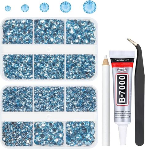 qiipii Emerald Green Resin Crystal Rhinestones for Bedazzling Crafting 2mm-6mm Dark Green Flatback Stones Diamonds Crystals Gems Bling Bedazzler Kit Charms for Nails Art Face Eyes Makeup Beauty Decor in Kuwait