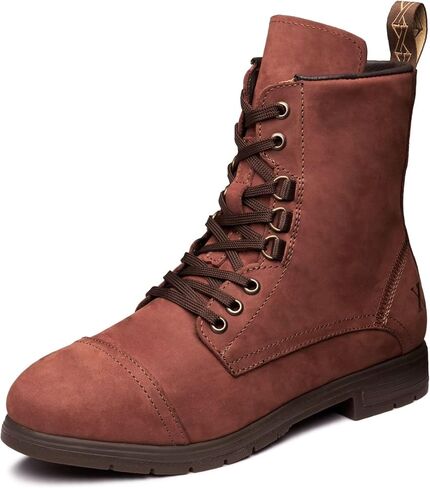 Xena Workwear Spice EH Steel Toe Women's Combat Work Boots, Slip Resistant, ASTM F2413 Certified, OSHA Compliant, Electrical Hazard EH in Saudi Arabia