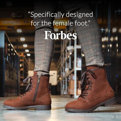 Xena Workwear Spice EH Steel Toe Women's Combat Work Boots, Slip Resistant, ASTM F2413 Certified, OSHA Compliant, Electrical Hazard EH in Saudi Arabia