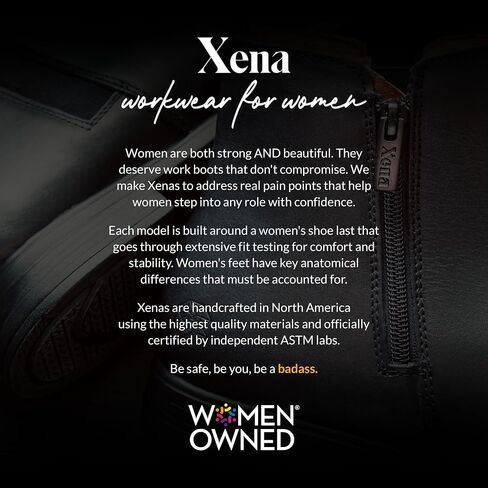Xena Workwear Spice EH Steel Toe Women's Combat Work Boots, Slip Resistant, ASTM F2413 Certified, OSHA Compliant, Electrical Hazard EH in Saudi Arabia