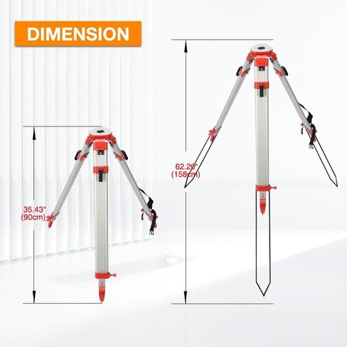 Professional Surveying Tripod, Heavy-Duty Aluminum Construction, Quick-Clamp System in Saudi Arabia
