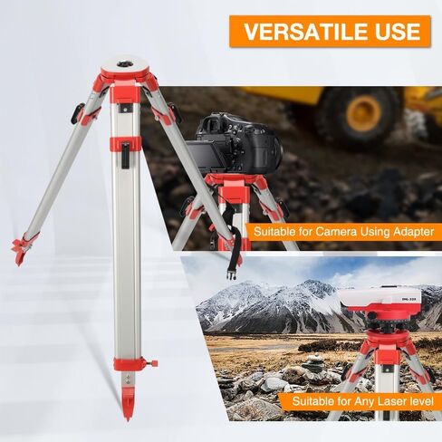 Professional Surveying Tripod, Heavy-Duty Aluminum Construction, Quick-Clamp System in Saudi Arabia