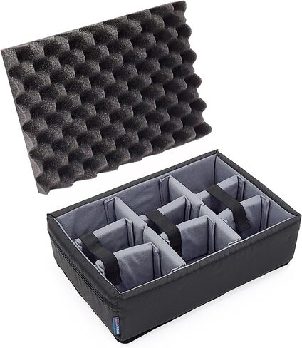 Pelican Color Case CVPKG مقسم مبطن مجموعة لتناسب بيليكان 1450 ، المقسمات ورغوة الغطاء ، الرمادي in Kuwait