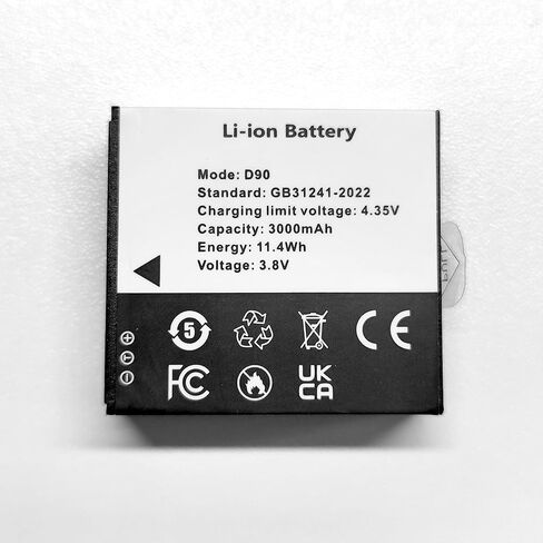 بطارية Banflower D90 قابلة للشحن 3.8V 3000MAH كاميرا مناسبة مع الحماية الحالية in Kuwait