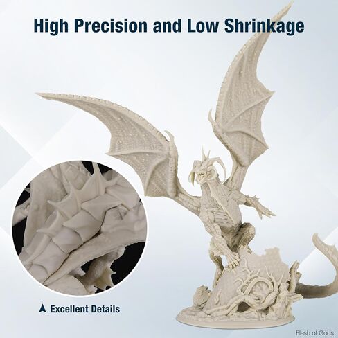 راتينج الطابعة ثلاثية الأبعاد القياسية المُحدثة من ELEGOO، راتنج المعالجة بالأشعة فوق البنفسجية 405 نانومتر 2.0 لطباعة LCD/DLP ثلاثية الأبعاد، رمادي 1000 جرام in Kuwait