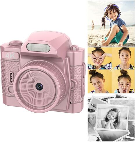 ASIXXSIX Mini Keychain Camera ، 64MP 4K ULTRA HD CAMERATION CHEAAIN ، 78 ° HADE LENS 19 تأثيرات مرشح 1.54 بوصة عالي الدقة عرض بطارية طويلة الوزن الخفيف الوزن الدقيق (أسود) in Kuwait