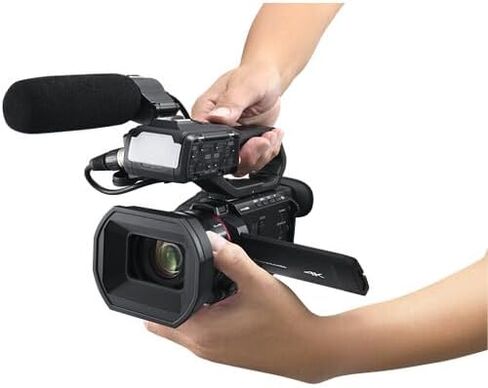 Panasonic AG-X20ED Professional Compact 4K Camcorder Ideal for Broadcast, Live Streaming, and Event Videography (AG-X20ED/CX20) + 64GB Card + Bag + Card Reader + Memory Wallet + Cleaning Kit + HDMI in Saudi Arabia