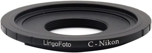 حلقة محول العدسة C-Nik F للعدسات C Mount و Nikon F AI Mount Camera D4S D3X D3X D800 D700 D7100 D5000 Metal Lens Adapter Ring Ring Must in Kuwait