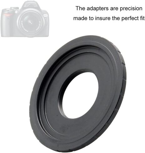 حلقة محول العدسة C-Nik F للعدسات C Mount و Nikon F AI Mount Camera D4S D3X D3X D800 D700 D7100 D5000 Metal Lens Adapter Ring Ring Must in Kuwait