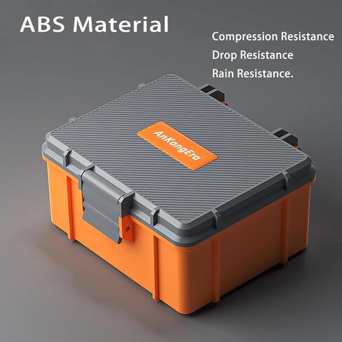 Action 5 Pro Pro Hard Shell Storage Box لـ DJI Osmo Action 5 Pro/4/3 مربع تخزين وقائي مقاوم للماء مع حشو رغوة و 3 فتحات microSD لـ DJI Action 5 Pro Case Osmo 4 Accessories 4. in Saudi Arabia