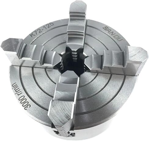 125mm مخرطة تشاك سانو 4 الفك المستقل تشاك K72-125 اليدوي نوع Metal Scroll Chuck in Saudi Arabia