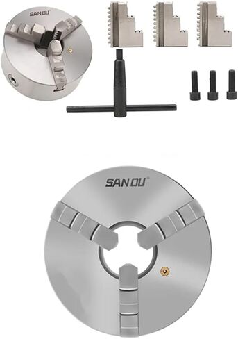 160mm Lathe Chuck SANOU Metal Lathe Chuck K11-160 Lathe Self-Centering 3 Jaw Chuck Scroll Chuck in Saudi Arabia