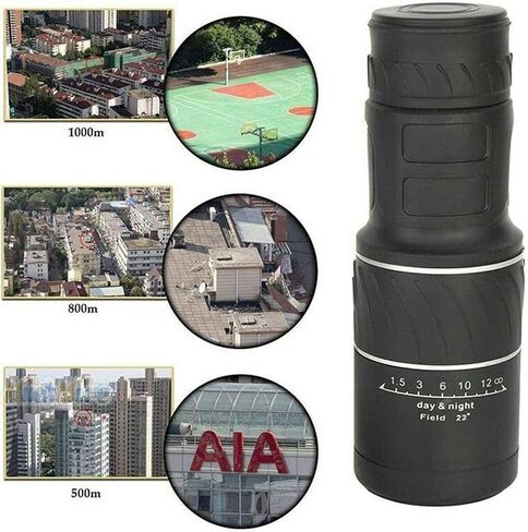 Monocular Telescope Ultra High Power 40X60 Portable HD Night Vision Waterproof Telescope for Hiking Clear in Saudi Arabia