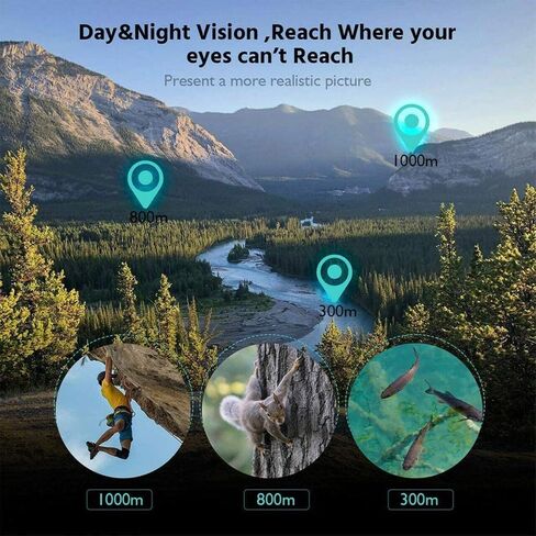 Monocular Telescope Ultra High Power 40X60 Portable HD Night Vision Waterproof Telescope for Hiking Clear in Saudi Arabia