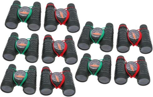 POPETPOP 10Pcs Mini Binoculars for Compass Binoculars for Hiking and Outdoor Exploration for Boys and and Bulk Play Telescope in Saudi Arabia