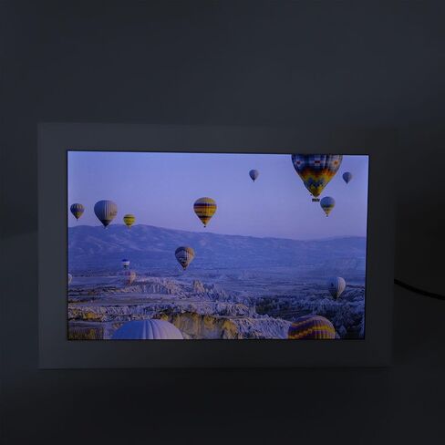 Tbest Digital Picture Frame 10inch HD Electronic Photo with High Brightness Slideshow for Living Room Bedroom Desk ABS Material 1280x800 Resolution (Black) in Saudi Arabia