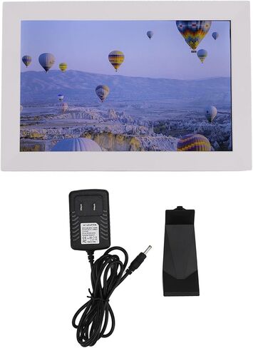 Tbest Digital Picture Frame 10inch HD Electronic Photo with High Brightness Slideshow for Living Room Bedroom Desk ABS Material 1280x800 Resolution (Black) in Saudi Arabia