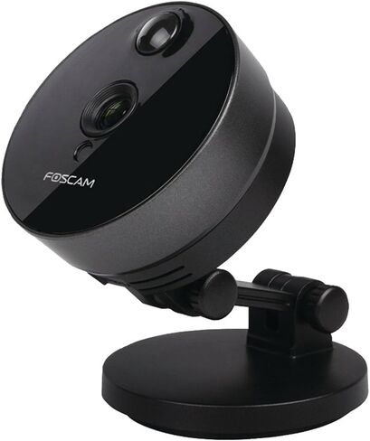 FOSCAM C1 INDOOR HD 720P كاميرا IP اللاسلكية مع رؤية ليلية تصل إلى 26 قدمًا ، زاوية عرض عريضة للغاية 115 درجة ، اكتشاف حركة PIR ، وأكثر من ذلك (أسود) in Kuwait