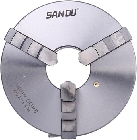 Lathe Chuck 250mm Manual Metal Chuck K11-250 Precision 3 Jaw Self-Centering Chuck Scroll Chuck(K11-250) in Kuwait