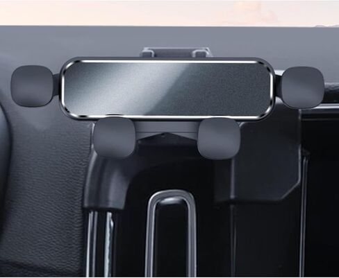 حامل هاتف السيارة لـ Volvo XC40 2020-2023 ، حامل قابل للتعديل بزاوية 360 درجة ، قبضة آمنة ، سهلة الاستخدام ، خالية من اليدين للقيادة الآمنة ، التصميم اليومي المتين ، B Silver in Kuwait