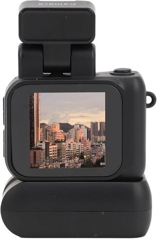 كاميرا Zunate Mini 1080p DV مع شاشة 1.44 بوصة وكاميرا الفيديو المحمولة مع علبة الشحن ومصباح يدوي ، مسجل فيديو صغير للتسوية والسفر (وردي) in Saudi Arabia