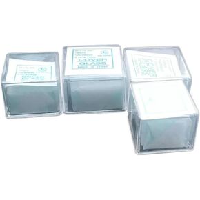 ZTBH Microscope Accessories Kit 500pcs Transparent Square Glass Slides Coverslips Coverslides Thickness 0.13-0.17mm for Microscope, 18x18 20x20 22x22 24x24mm Optional Microscope Slides(22X22MM) in Saudi Arabia