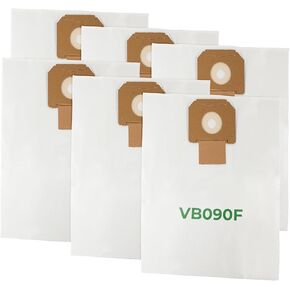 6 Pack VB090F HEPA Vacuum Bags Compatible with Bos-ch 9 Gallon Dust Extractors VAC090A, VAC090AH, VAC090S in Saudi Arabia
