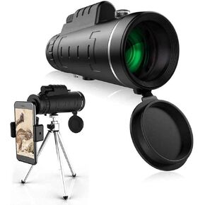 40 × 60 من التلسكوب أحادي الطاقة وحيوية HD أحادية مع حامل الهواتف الذكية وترايبود لمشاهدة التخييم للمشي لمسافات طويلة للطيور in Kuwait