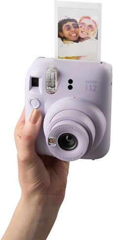 Fujifilm Instax Mini 12 Camera Camera Lilac Purple Bundle مع فيلم فوري 20 ورقة صور مع علبة الكاميرا والملحقات هدية مثالية للأطفال ، فتاة في سن المراهقة والكبار in Saudi Arabia