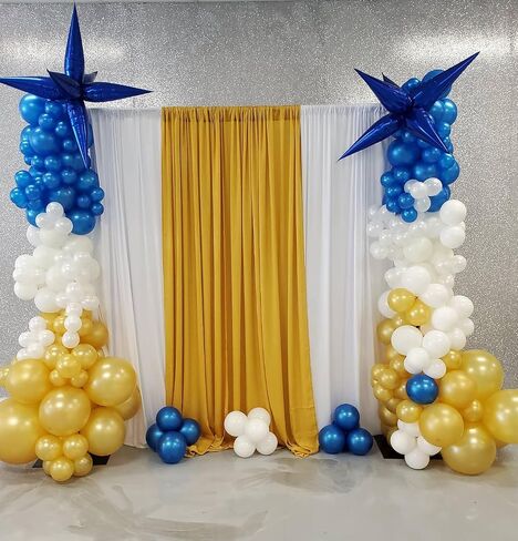 2 Panels 5ft X 10ft Red Backdrop Curtains for Party - WENSINL Polyester Wrinkle Free Backdrop Drapes for Wedding Engagement Birthday Stage Photobooth Backdrop Curtain Wall Decorations in Kuwait