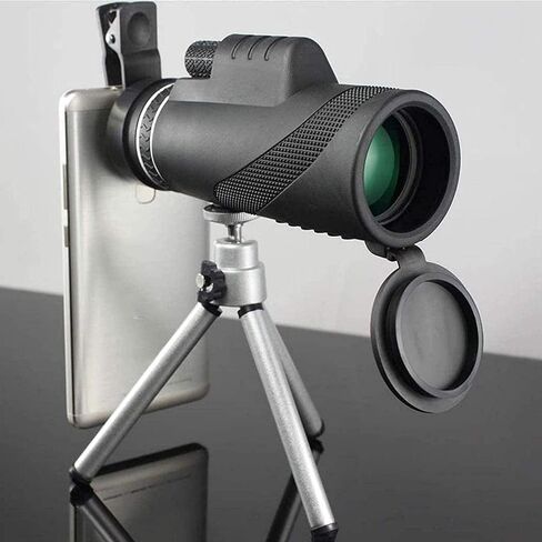BAK4 Monocular Compact Telescope–High Power Zoom Monocular Telescope Waterproof Proof Shockproof Scope -BAK4 Prism FMC with Smartphone Adapt in Saudi Arabia