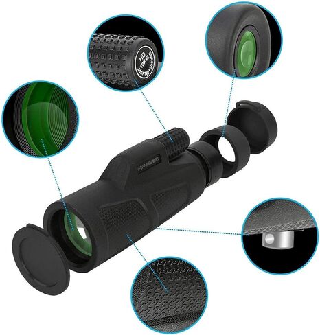 10 × 42 أحادي الطاقة عالية الطاقة النطاق المدمج محمولة مضاد للماء مضاد للضباب مع حزام يدوي للبالغين أطفال مشاهدة الطيور في التخييم تتجول في الحياة البرية Secenery in Saudi Arabia