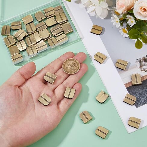 Superfindings 50pcs Book Corner Watserors Bronze Guard Edge يغطي حرس الزاوية الزخرفية الحامي زاوية الكتب الزخرفية لزاوية السكر في كتاب قصاصات الكتب قوائم كتب in Saudi Arabia