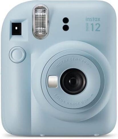 Fujifilm Instax Mini 12 Camera Camera Bundle Blue Bundle مع فيلم فوري- 80 ورقة صور مع علبة الكاميرا والملحقات هدية مثالية للأطفال ، فتاة في سن المراهقة والكبار in Saudi Arabia