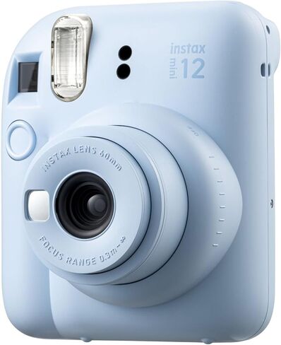 FUJIFILM INSTAX MINI 12 Film Camera Pastel Blue Bundle with Instant Film- 40 Photo Sheets with Camera Case and Accessories Ideal Gift for Kids, Teenage Girl & Adults in Saudi Arabia