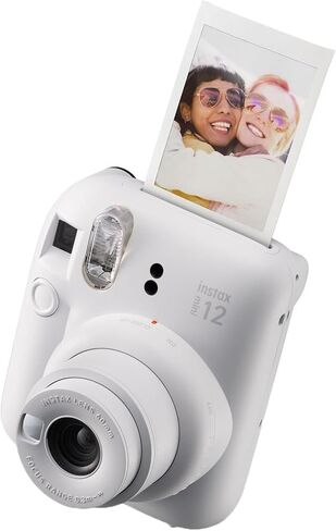 FUJIFILM INSTAX MINI 12 Instant Camera Clay White Bundle with Instant Film 40 Photo Sheets with Camera Case and Accessories Ideal Gift for Kids, Teenage Girl & Adults in Saudi Arabia