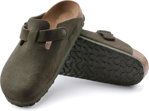 Birkenstock Women's Suede Boston Tobacco Oil LTR in Saudi Arabia