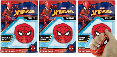 JA-RU Marvel Avengers Splat Balls Sticky Balls & Stretchy Squishy Ball (1 Ball Assorted) Spiderman, Hulk, Iron Man & Captain America. Stress Toy Balls for Kids Fidget Toys.6804-1 in Kuwait