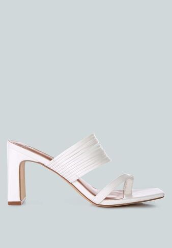 Follow Me Mid Block Heel Sandals in Kuwait