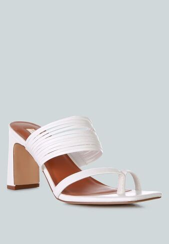 Follow Me Mid Block Heel Sandals in Kuwait